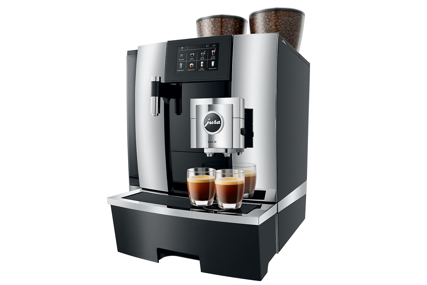 JURA GIGA X8 Aluminium Chrom Kaffeetech